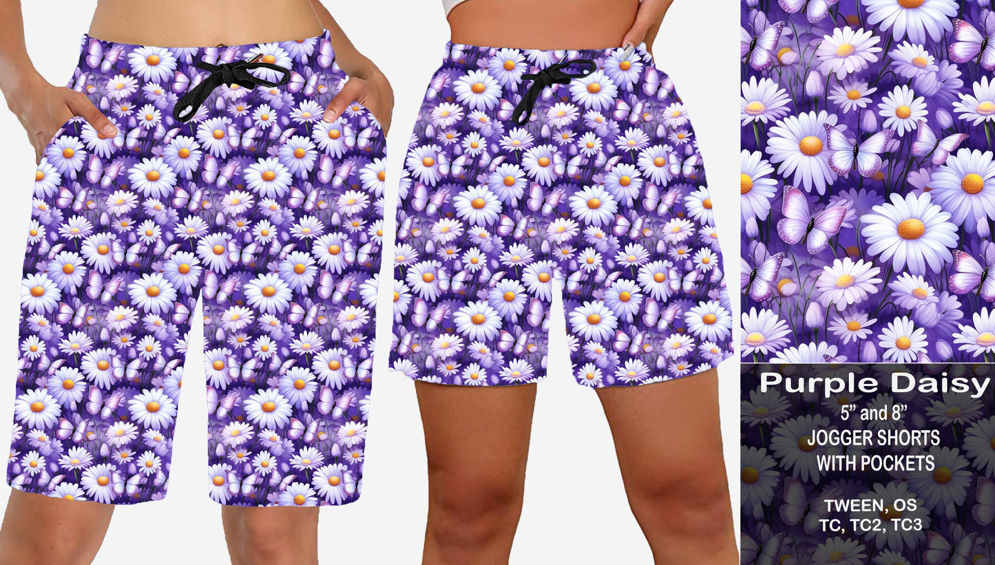 PURPLE DAISY - Jogger Shorts Preorder Closes 7/28