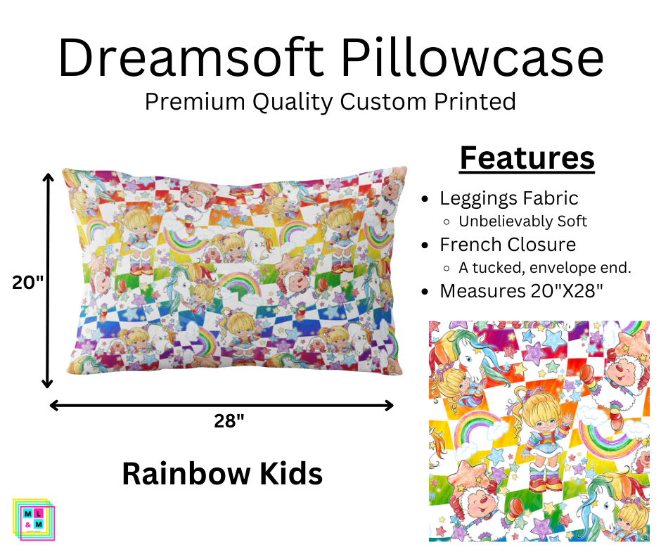 Rainbow Kids Dreamsoft Pillowcase