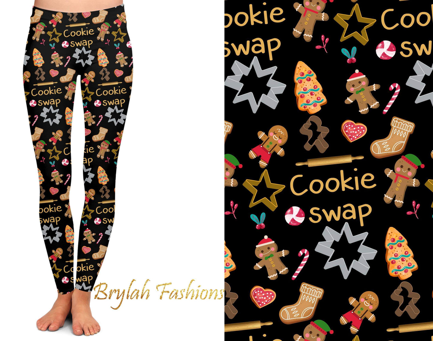 Cookie Swap leggings no pockets