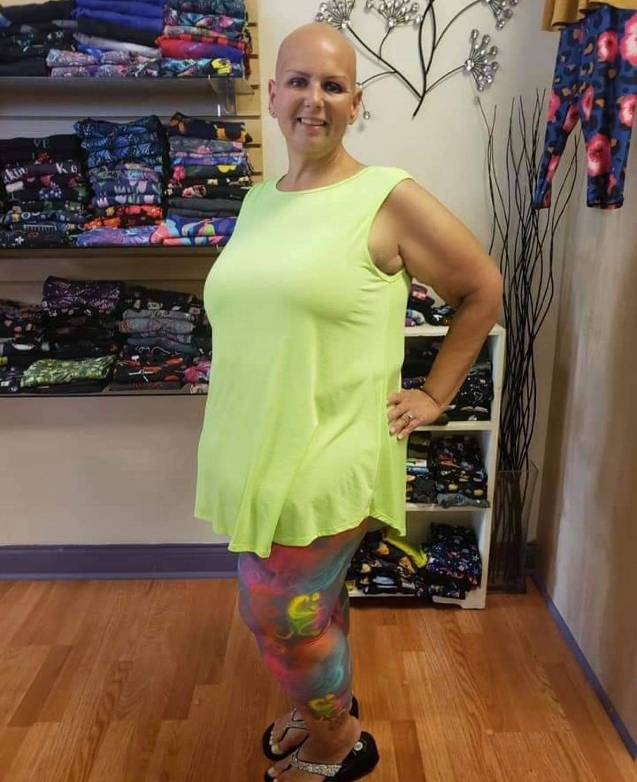 Neon pastel capris with pockets