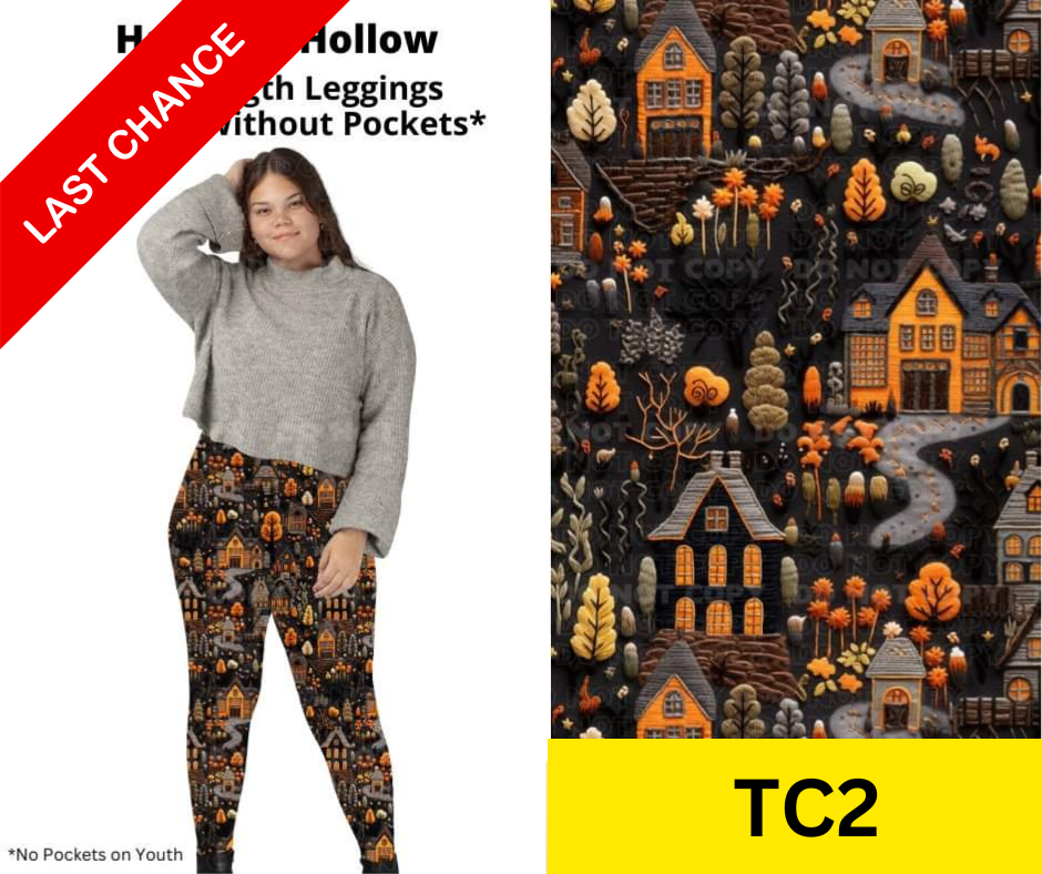 Haunted Hollow Full Length Leggings w/ Pockets