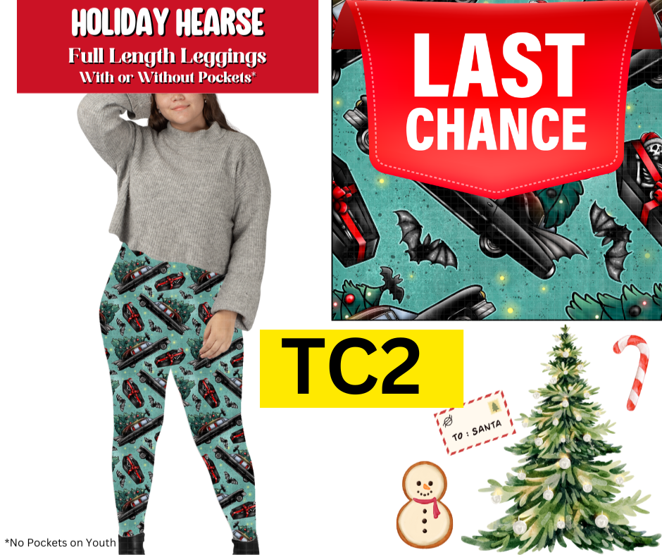 Holiday Hearse Full Length Leggings w/ Pockets