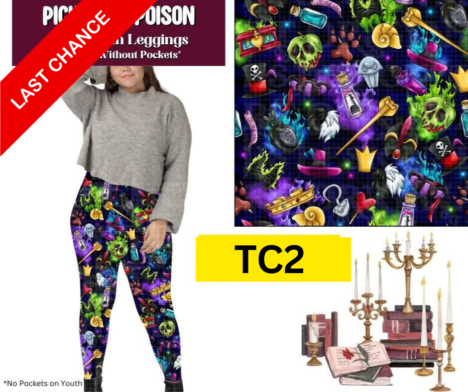 Pick Your Poison Full Length Leggings w/ Pockets