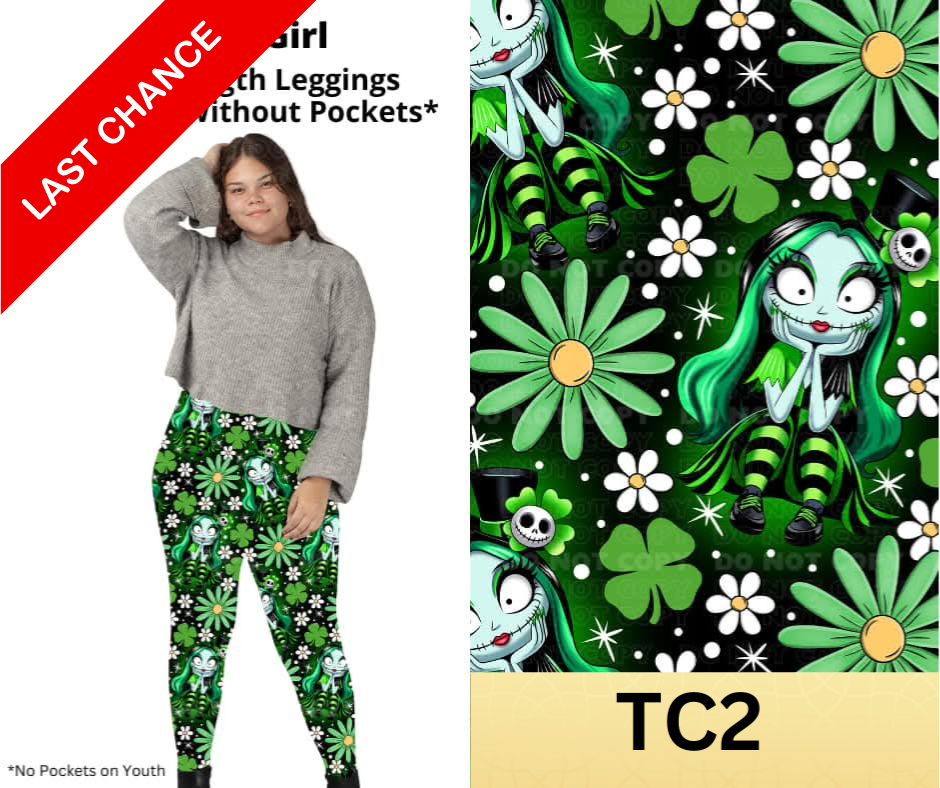 Lucky Girl Full Length Leggings w/ Pockets