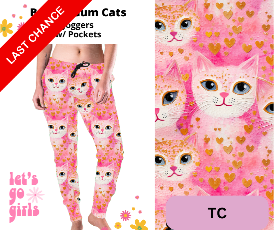 Bubble Gum Cats Joggers