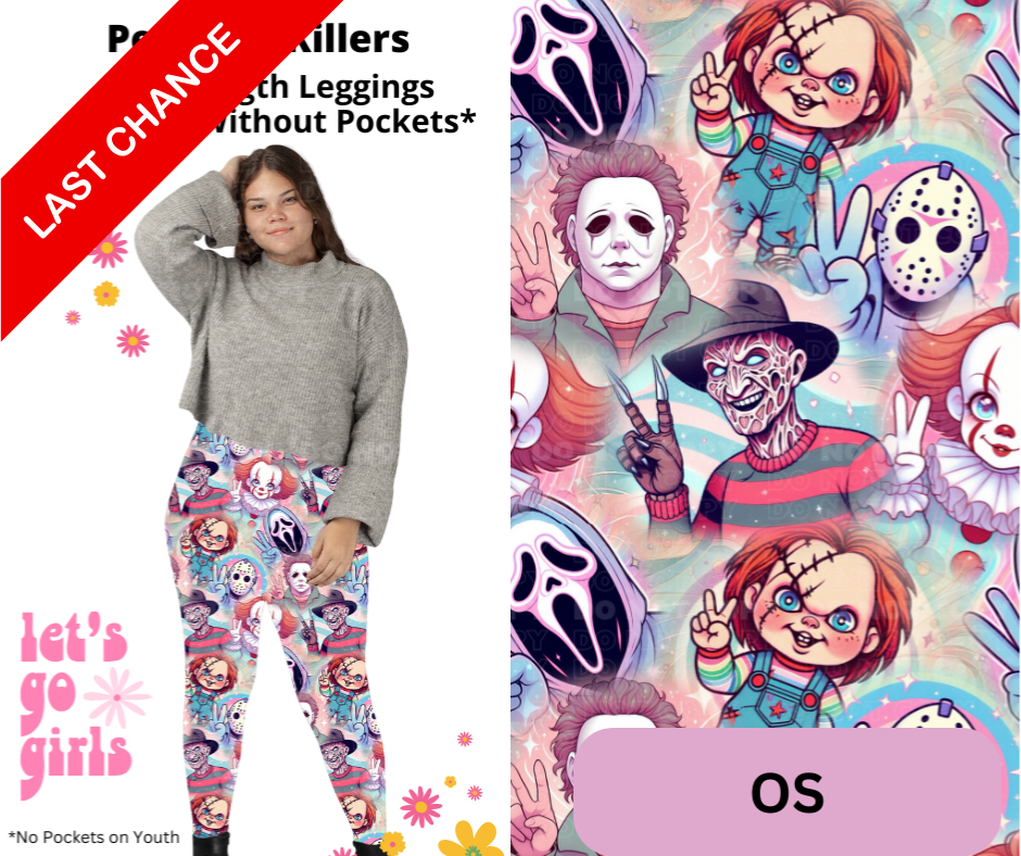 Peaceful Killers Full Length Leggings w/ Pockets