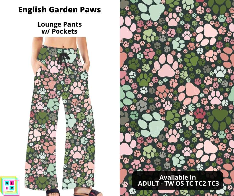 English Garden Paws Full Length Lounge Pants
