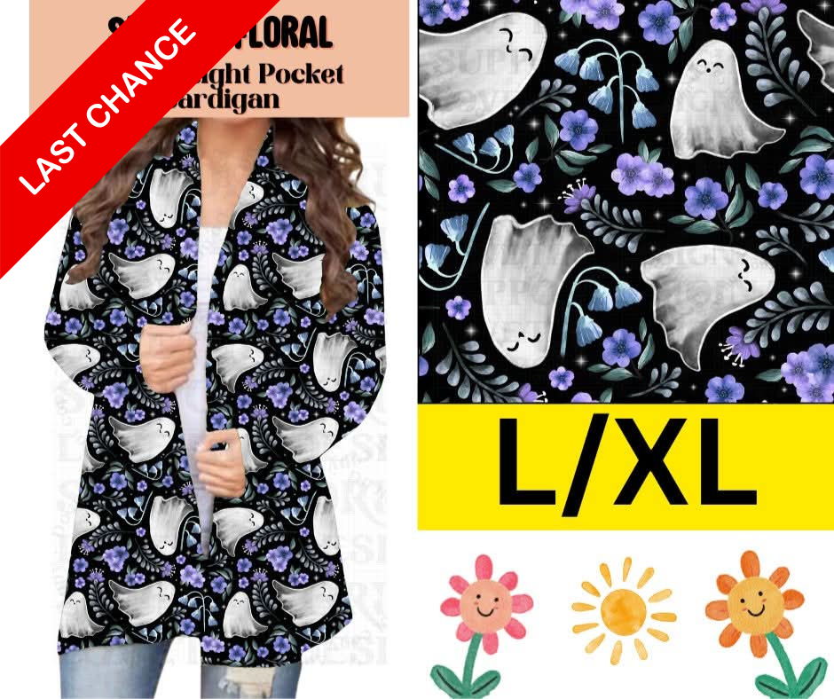 Spirited Floral Pocket Cardigan