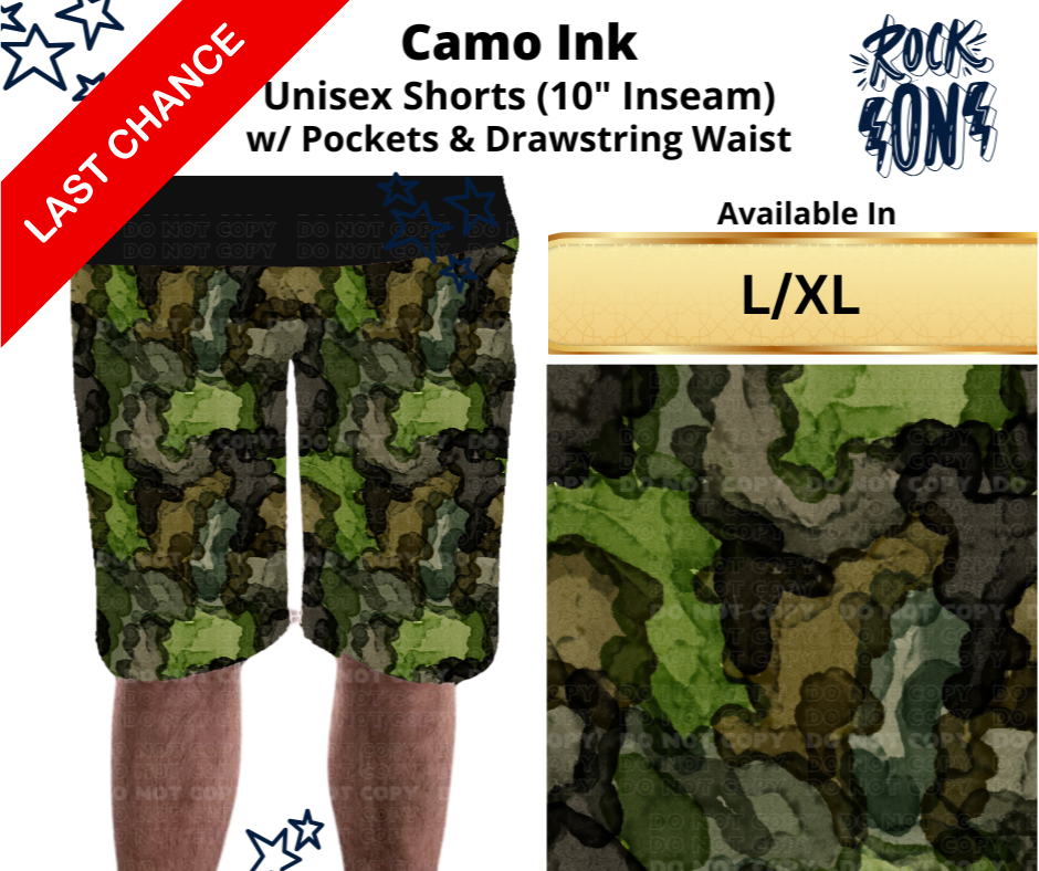 Camo Ink Unisex Shorts