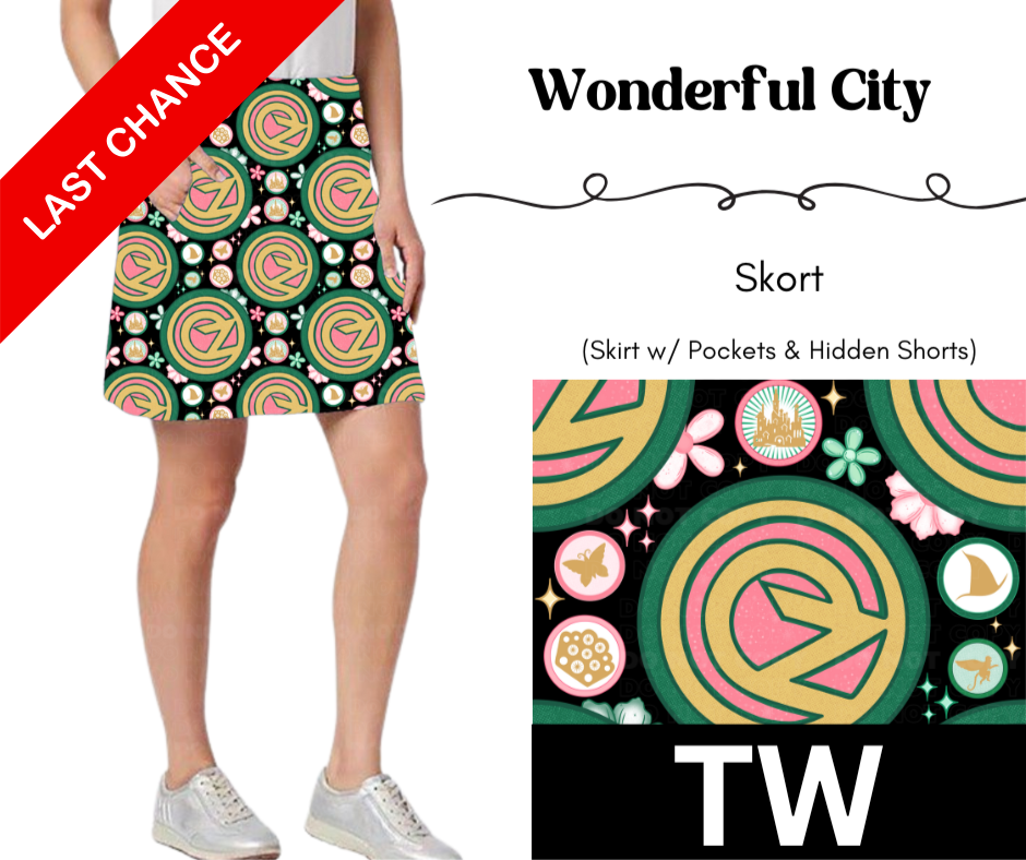 Wonderful City Skort