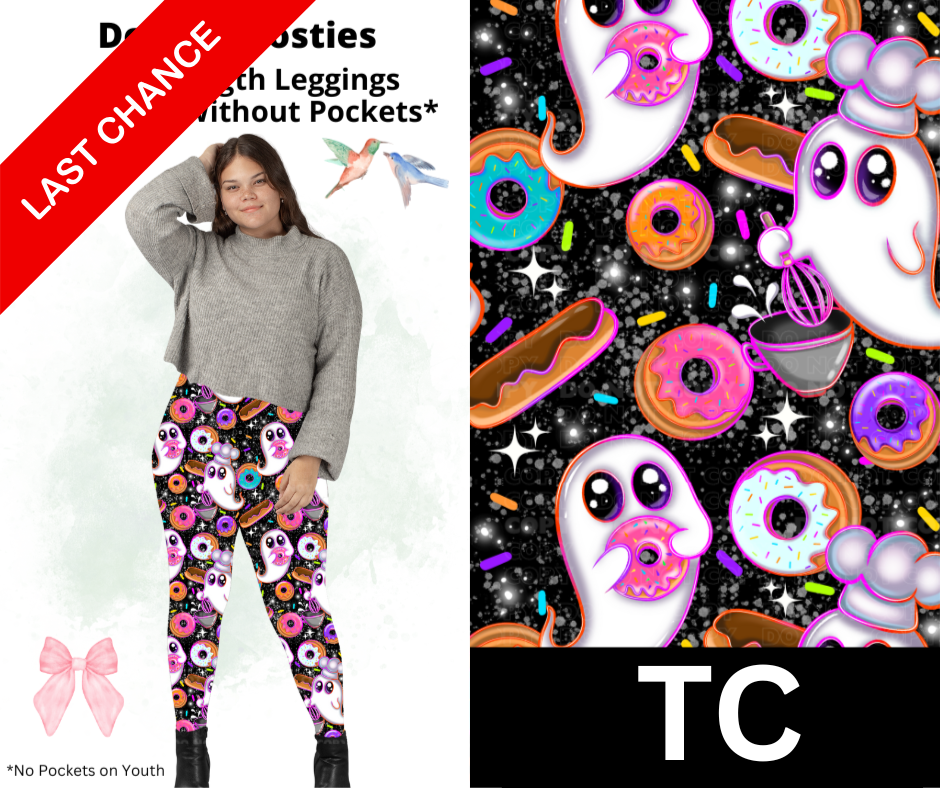 Donut Ghosties Full Length Leggings w/ Pockets