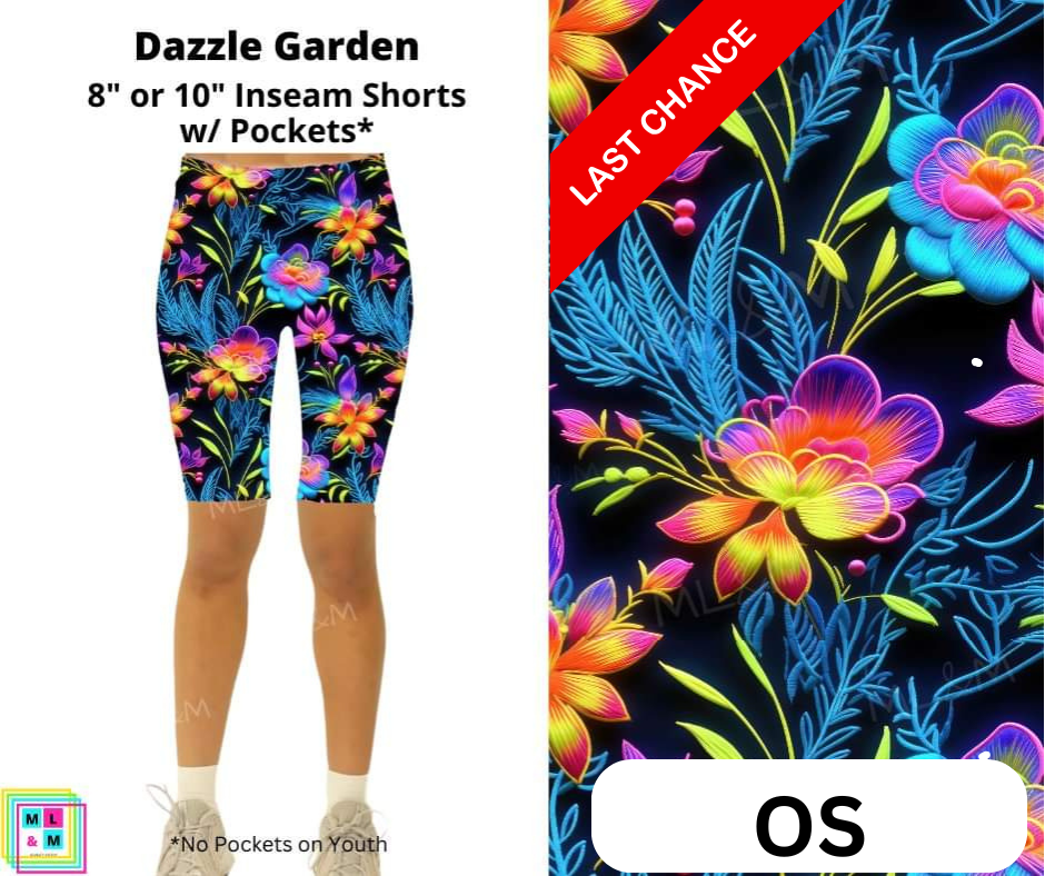 Dazzle Garden Shorts w/ Pockets