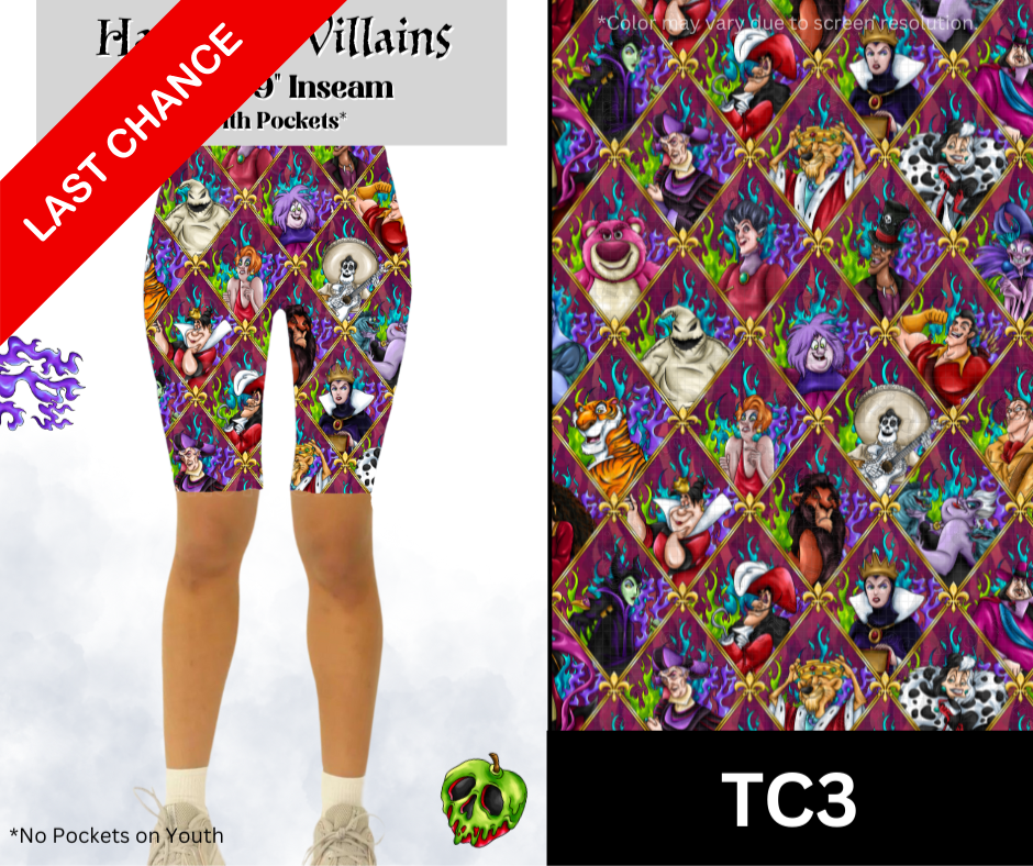 Harlequin Villains Jamaica Shorts