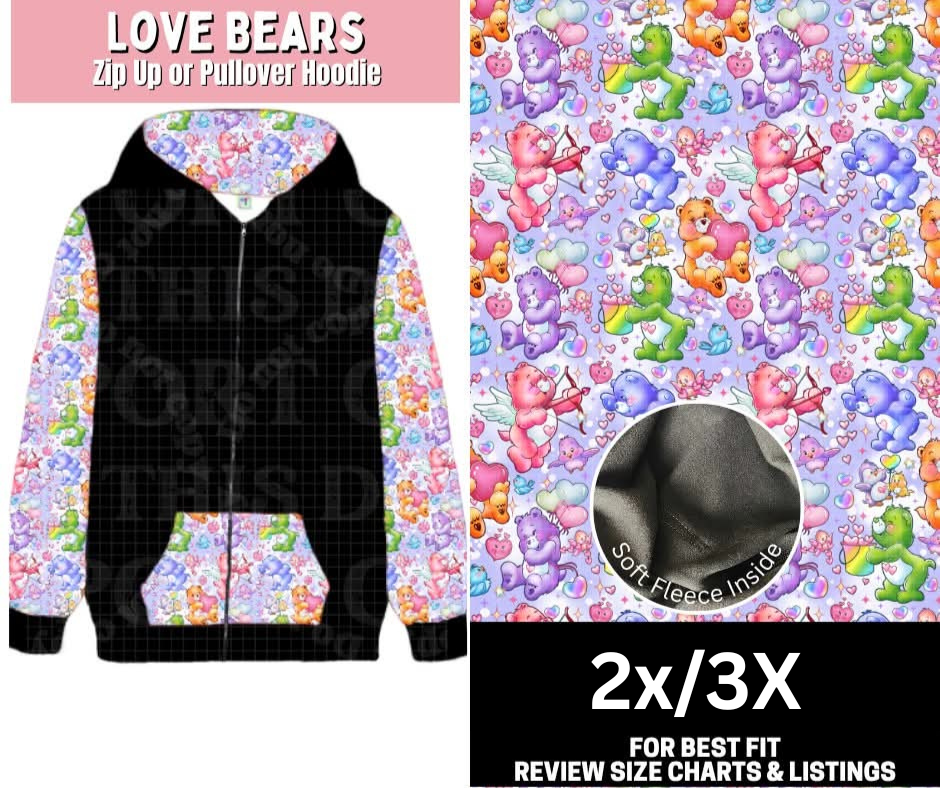 Love Bears Zip-Up Hoodie
