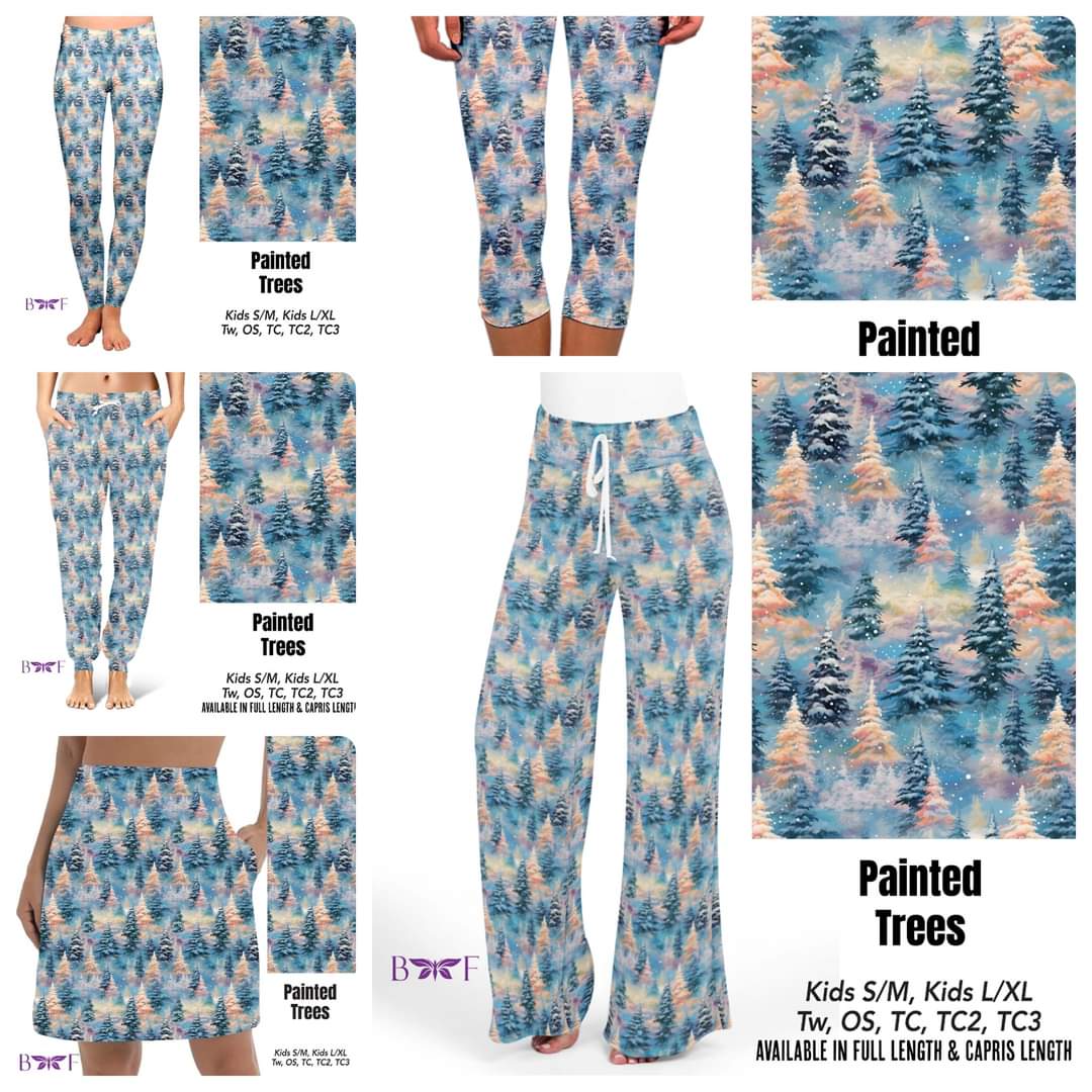 Painted Trees capris and skorts with pockets