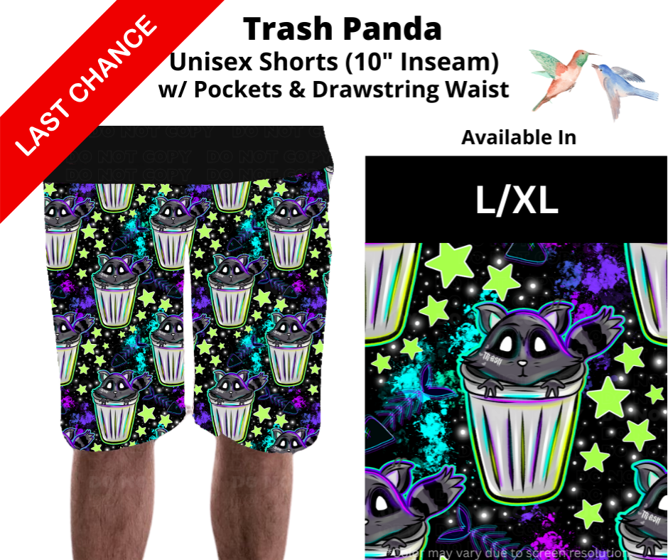 Trash Panda Unisex Shorts
