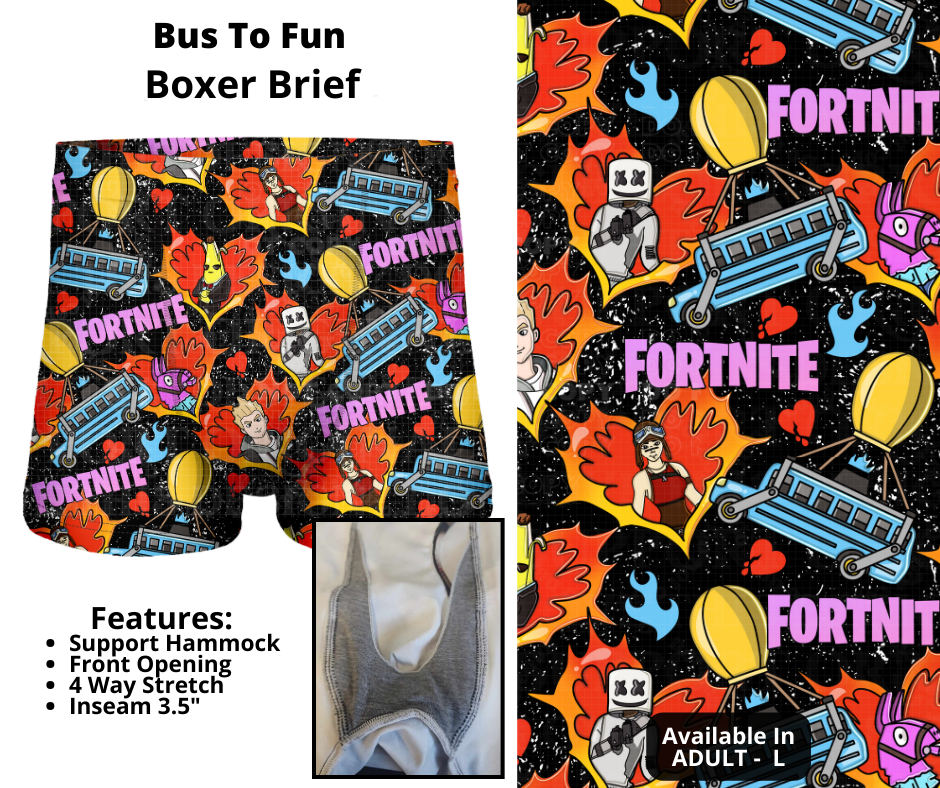 Bus To Fun Boxer Briefs