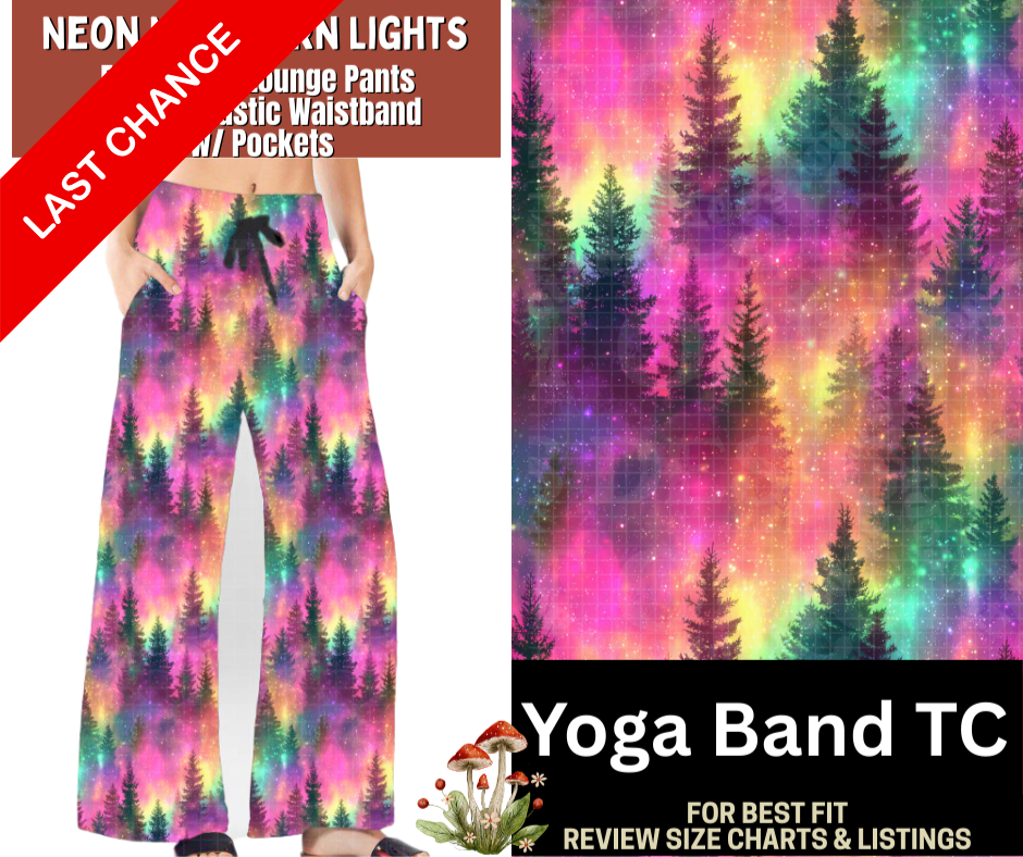 Neon Northern Lights Full Length Lounge Pants