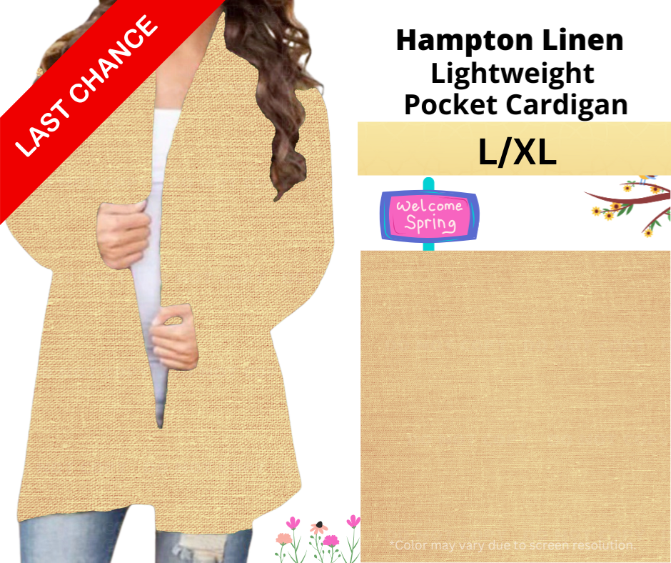 Hampton Linen Pocket Cardigan