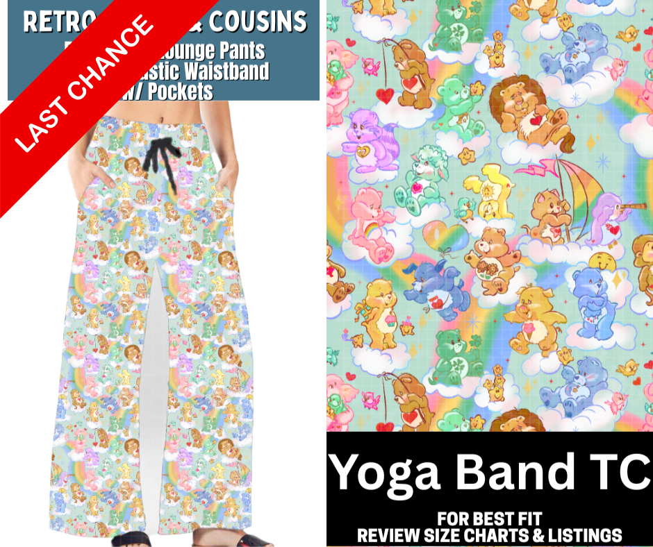 Retro Bears & Cousins Full Length Lounge Pants