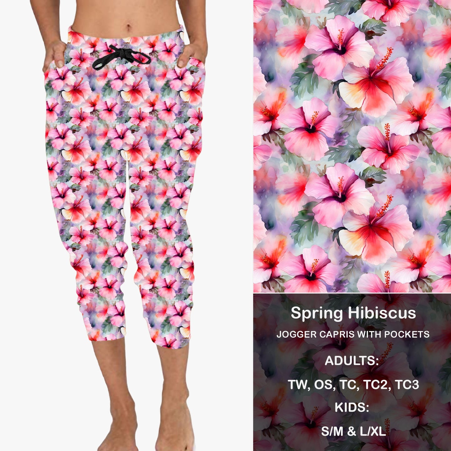 Spring Hibiscus - Full & Capri Joggers Preorder Closes 2/23