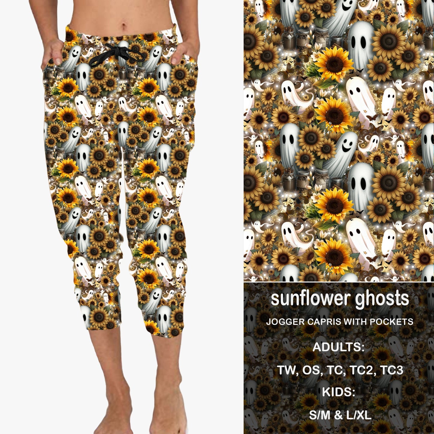 SUNFLOWER GHOSTS - Full & Capri Joggers Preorder Closes 7/31