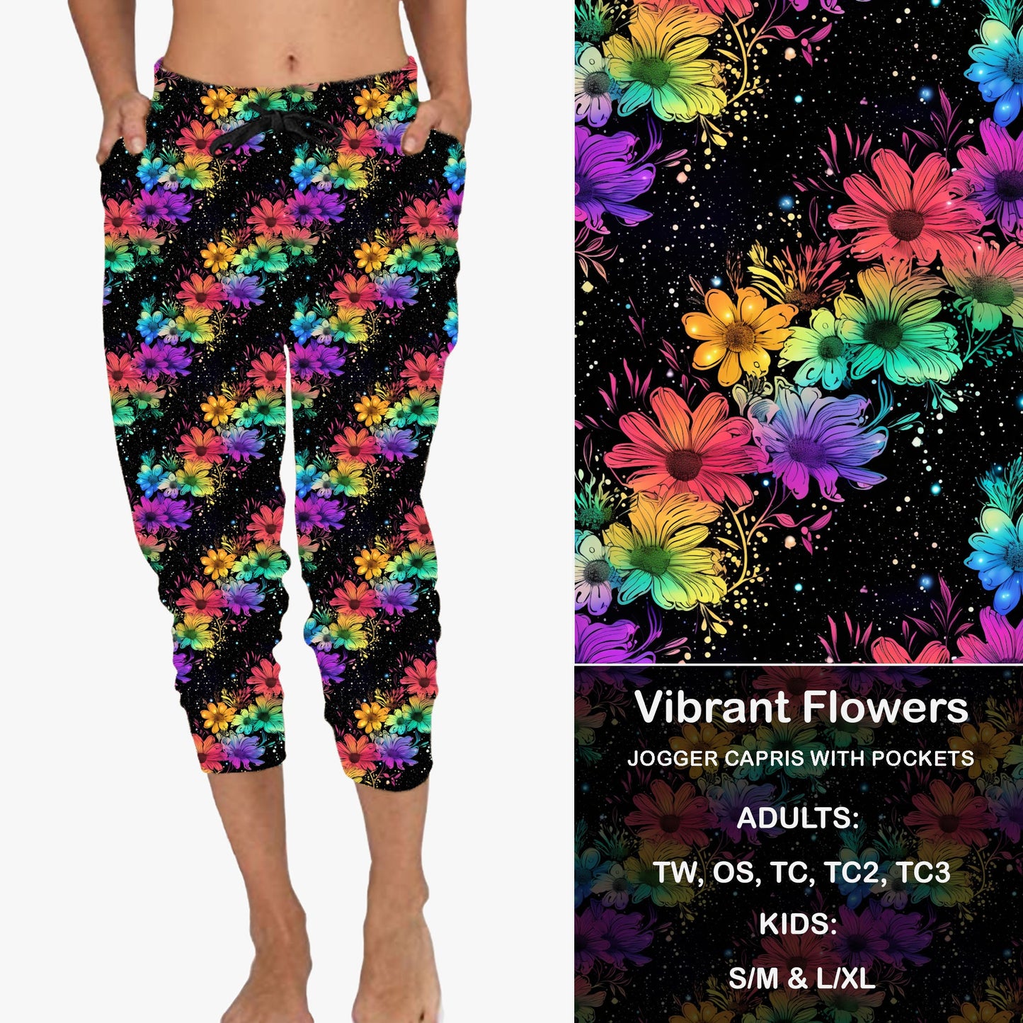 Vibrant Flowers - Full & Capri Joggers Preorder Closes 2/23