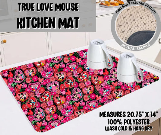 True Love  Mouse Kitchen Mat