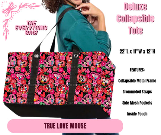 True Love Mouse Collapsible Tote