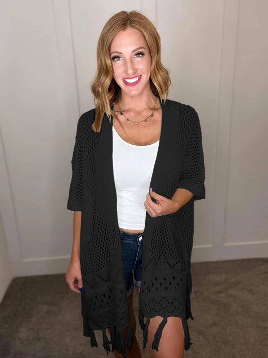 Amanda Knit Cardigan w/ Tassel
