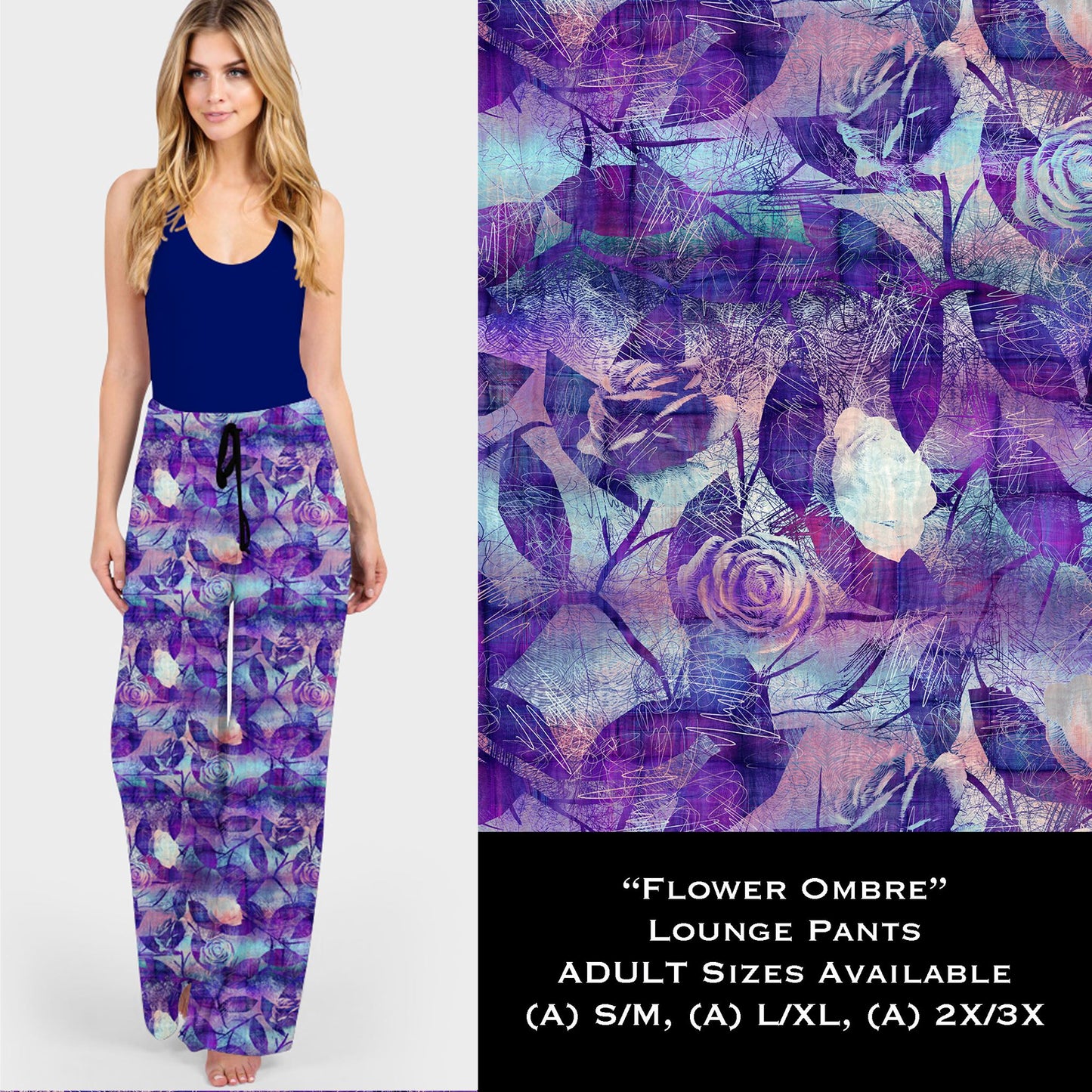 Flower Ombre - Lounge Pants