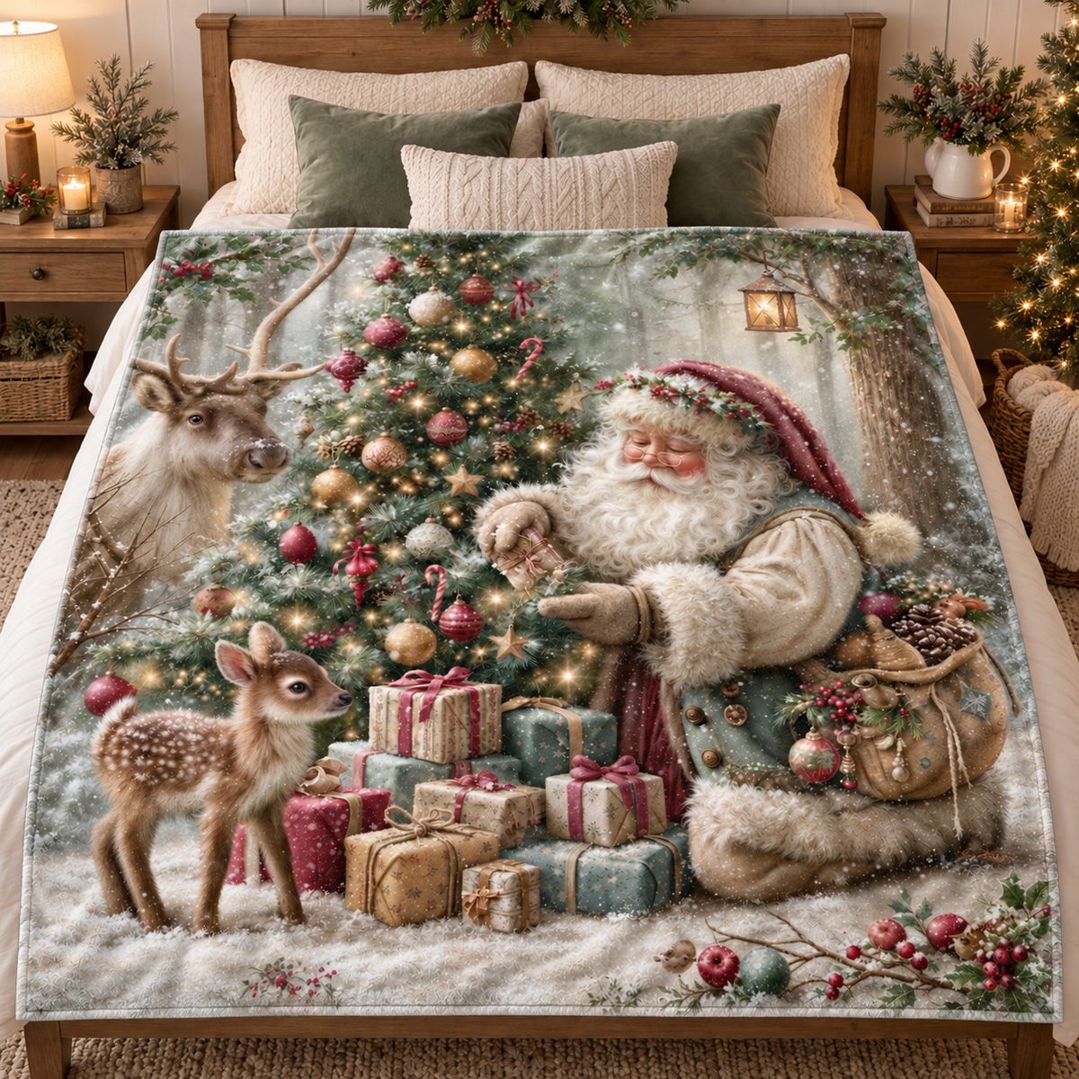 Santa 50x60 Blanket | Run Ends 10/9 | ETA 42 days