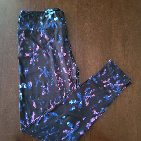 Pastel Splatter one size legging