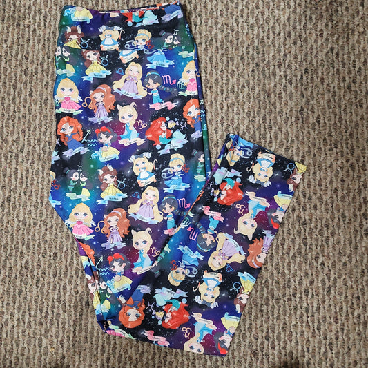 Astrological Princesses legging