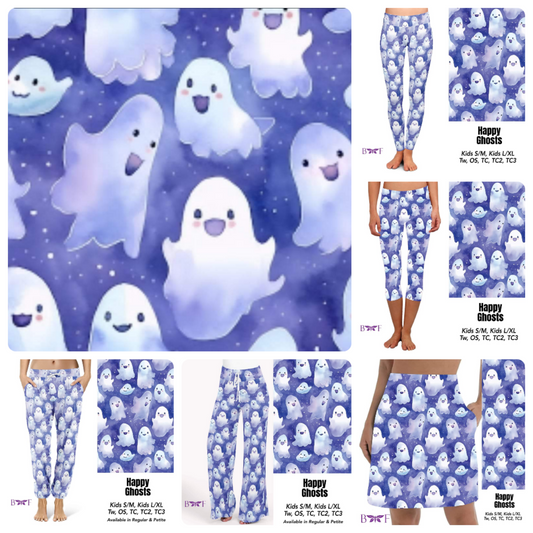 Happy ghost skorts with pockets