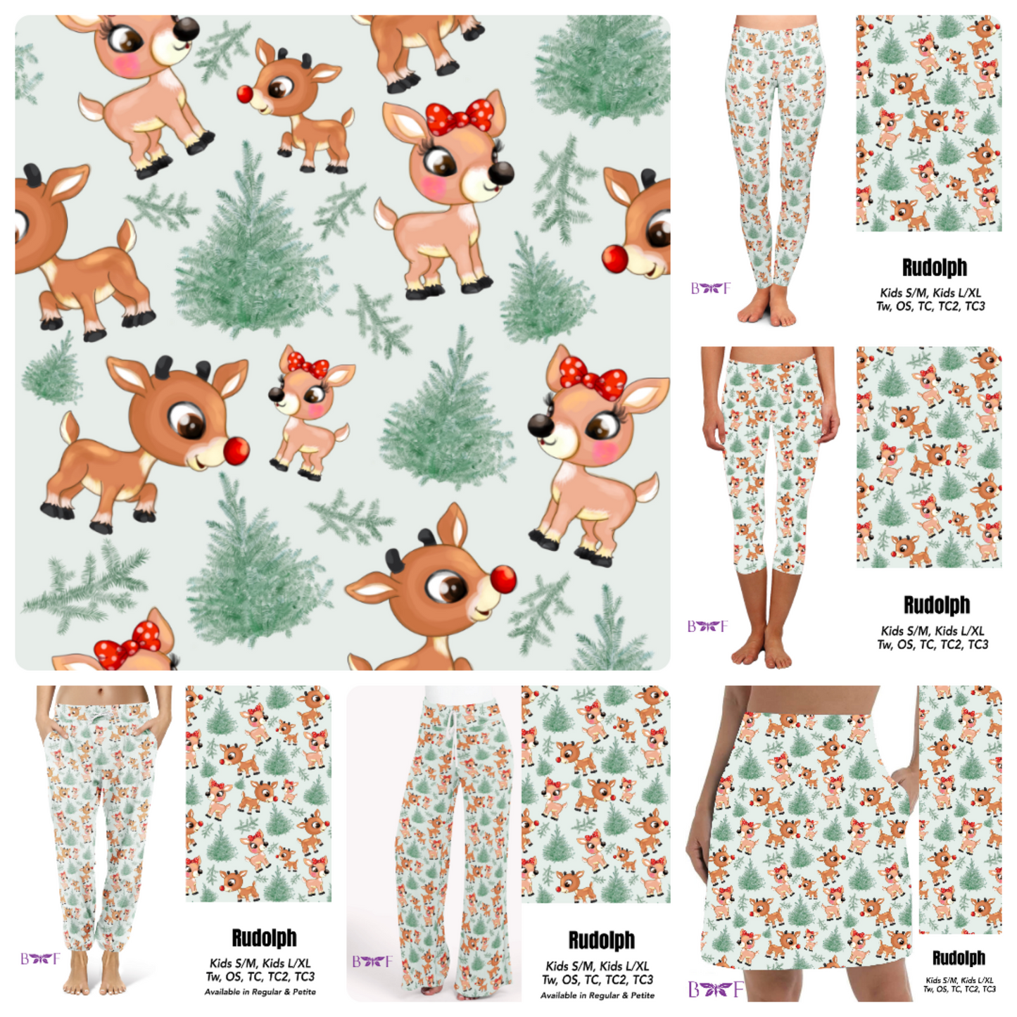 Rudolph leggings, capris, and skorts with pockets
