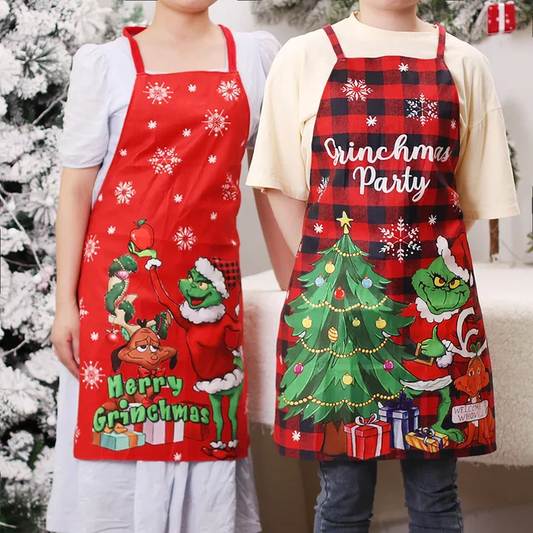 Grinch Aprons