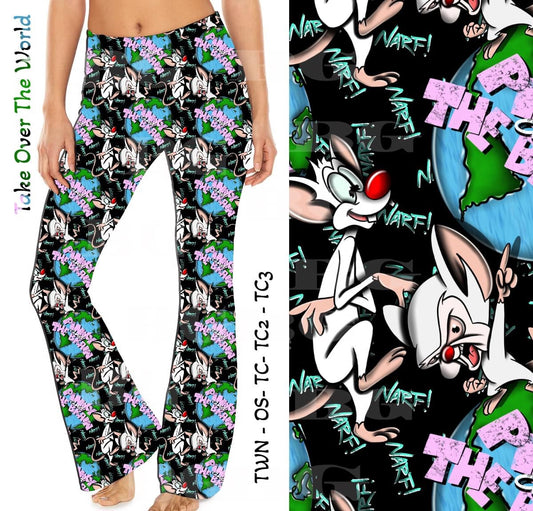 Take Over The World Yoga Flares with Pockets