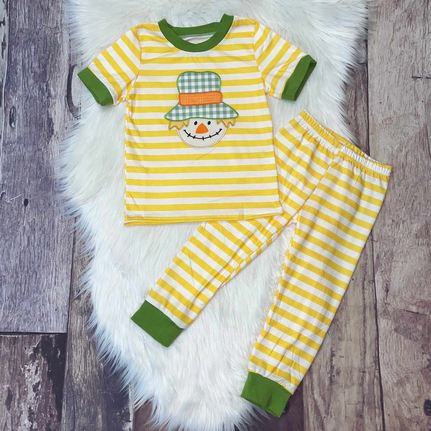 Embroidered Scarecrow Stripe Loungewear