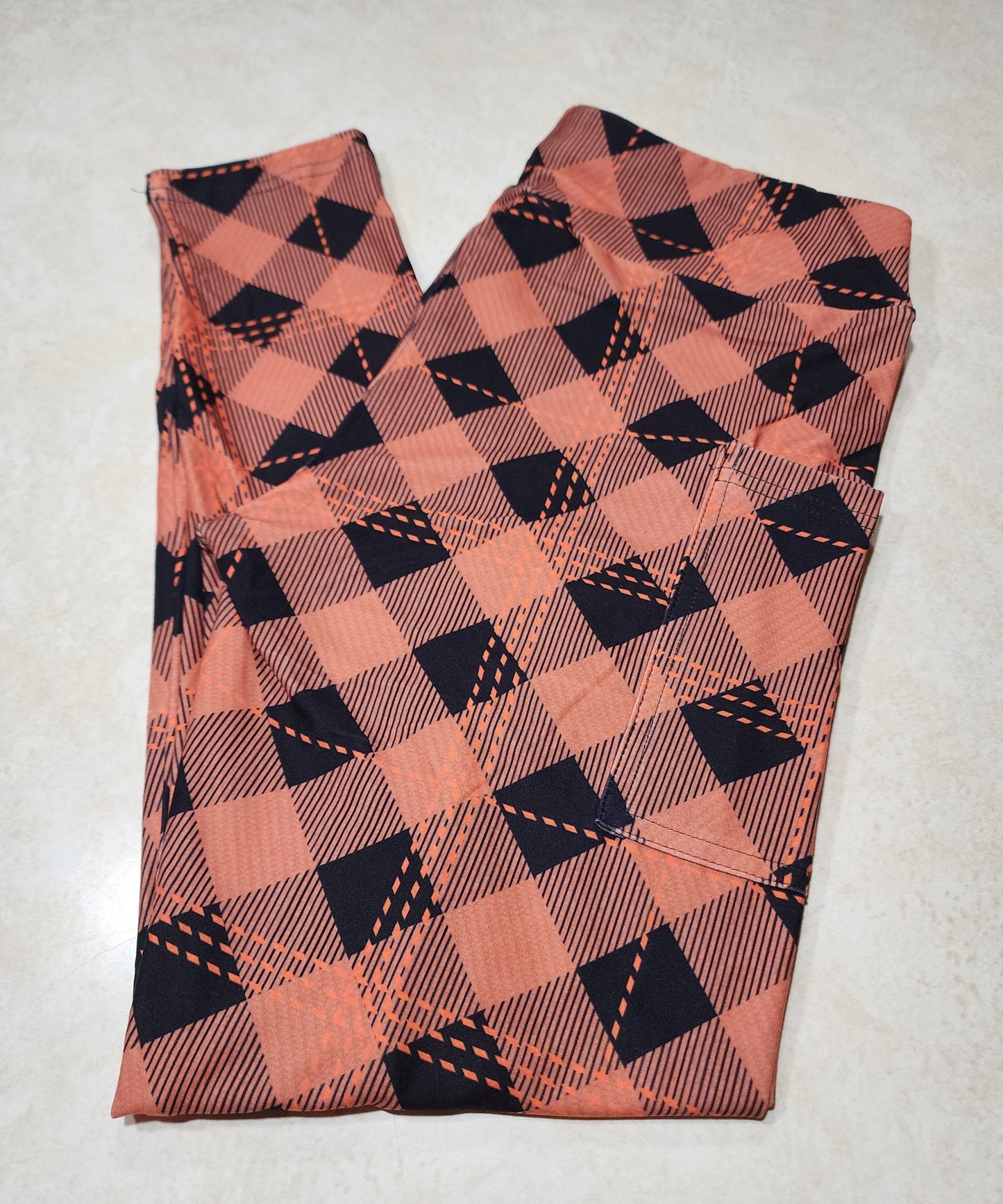 Pumpkin Latte Plaid Full Length w/ Pockets