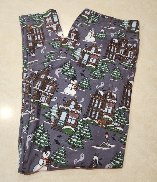 Haunted Holiday Full Length Leggings