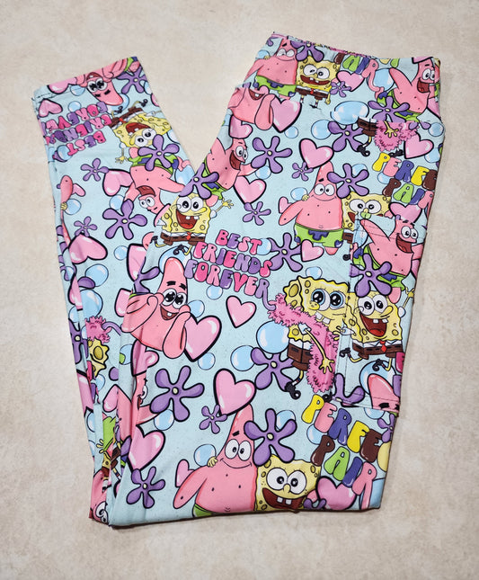 Under the Sea Besties Full Length Leggings