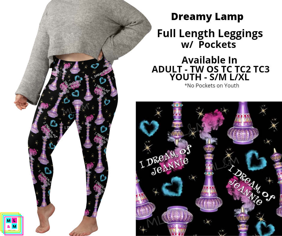 Dreamy Lamp Full Length Leggings