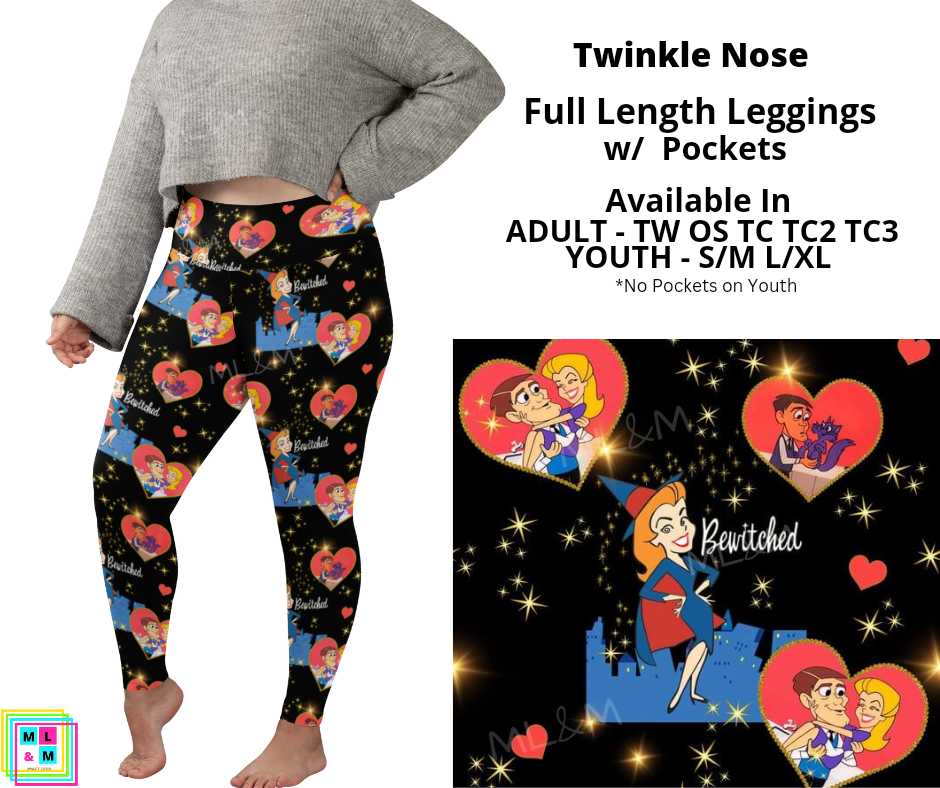 Twinkle Nose Full Length Leggings