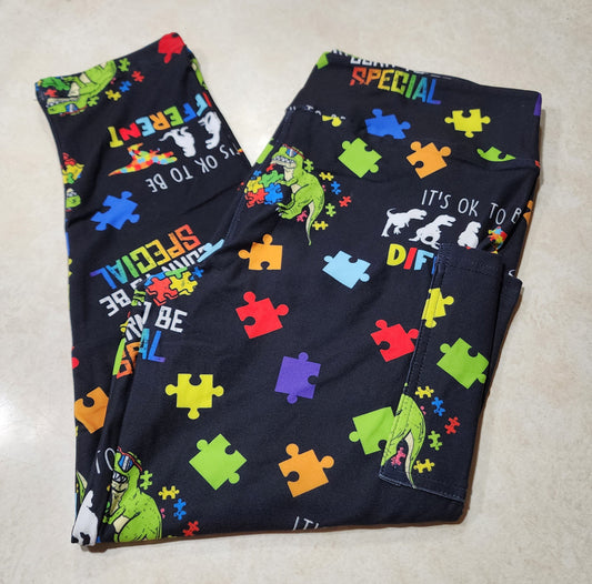Different Dino Capri Length w/ Pockets