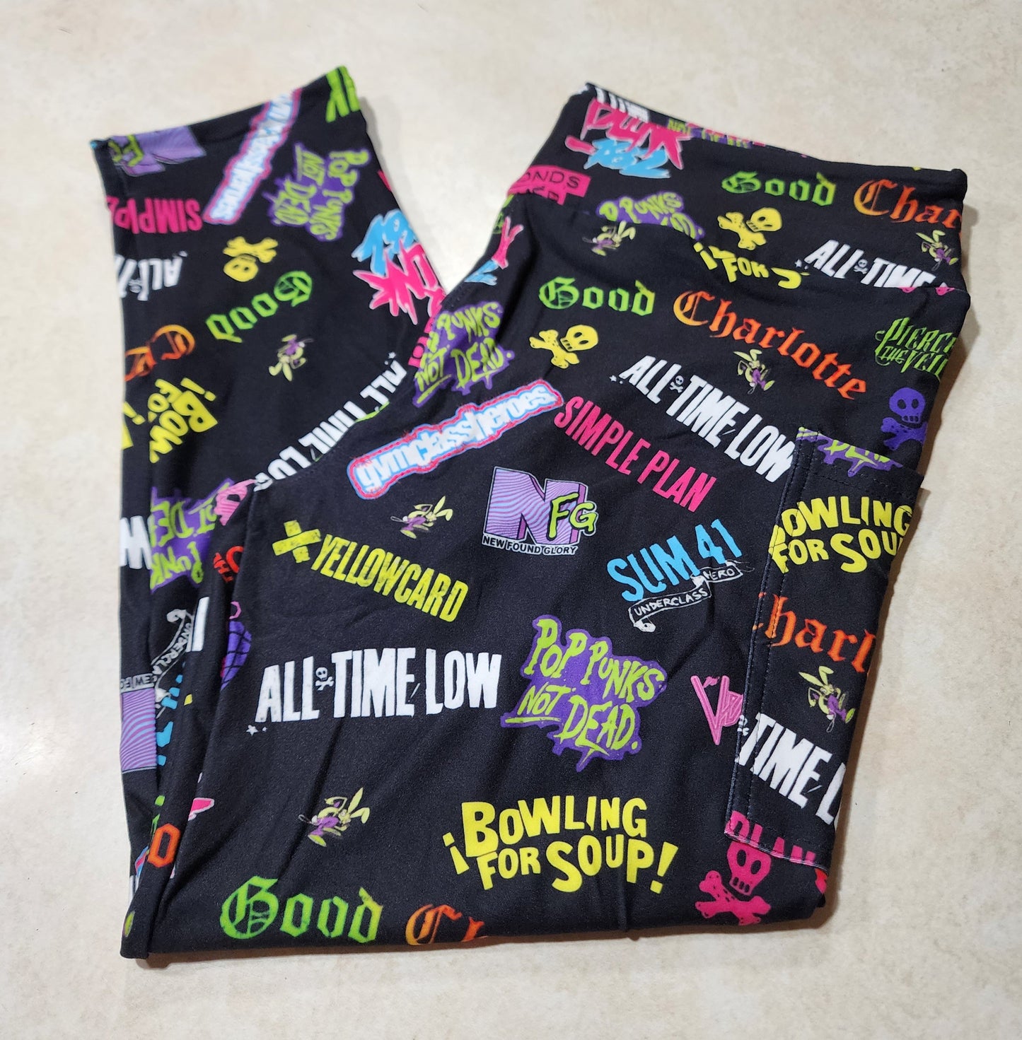 Pop Punk Capri Length w/ Pockets