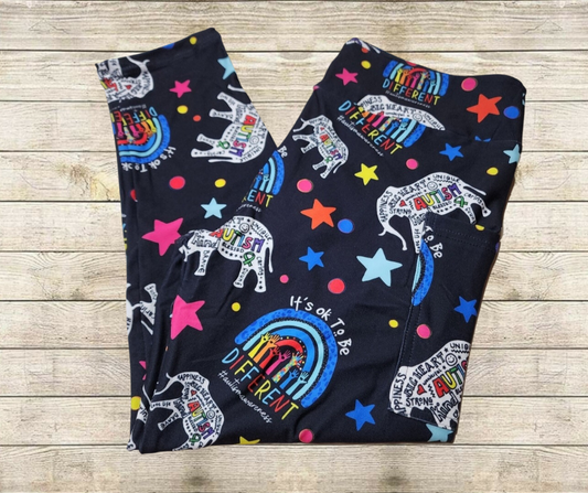 Ok To Be Different Capri Length w/ Pockets