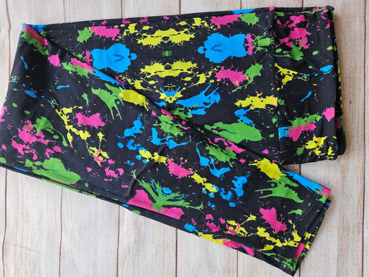 Neon Paint Splatter