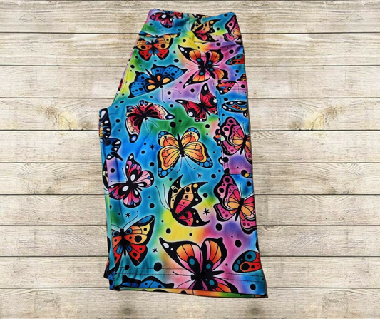 Neon Butterflies 10" Jamaica Shorts