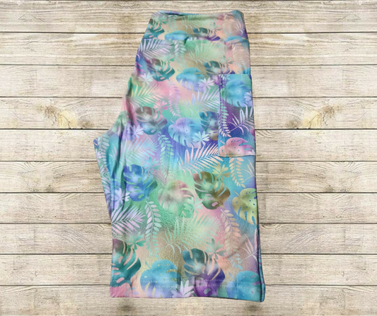 Iridescent Fronds 10" Jamaica Shorts